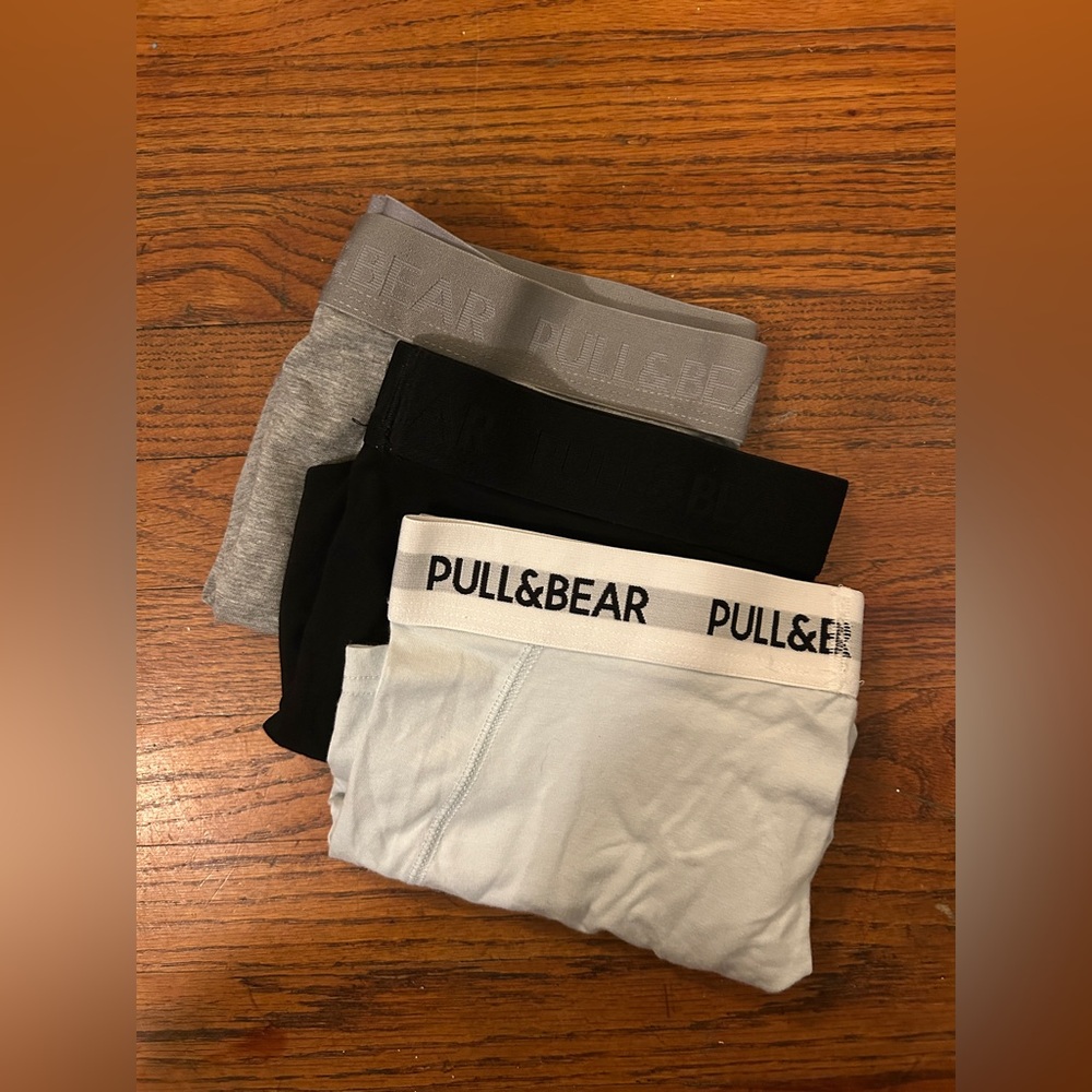 PULL&BEAR European-Style Boxer Briefs (Medium, synthetic + cotton)